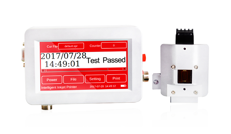 เครื่องยิงวันหมดอายุระบบ TIJ ใช้ตลับหมึกขนาดเล็ก ไร้กลิ่น ดูแลรักษาง่าย สามารถรองรับการพิมพ์ได้หลายแบบเหมาะกับอุตสาหกรรม อาหาร เครื่องสำอาง เวชภัณฑ์